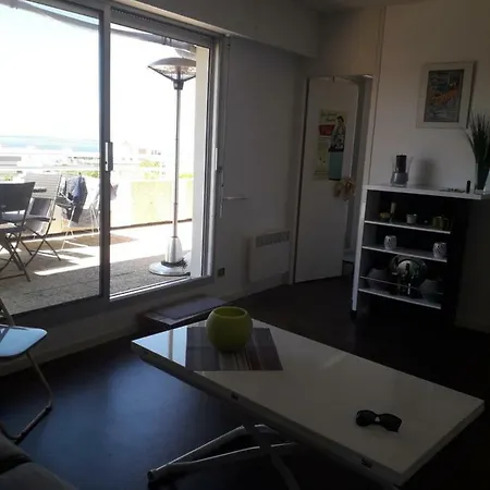 T2 De Standing Avec Terrasse Vue Mer Lägenhet *